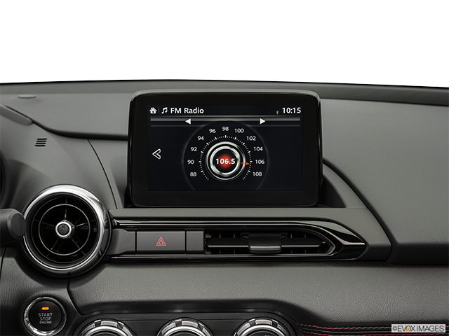 2018 Mazda MX-5 | Closeup of radio head unit