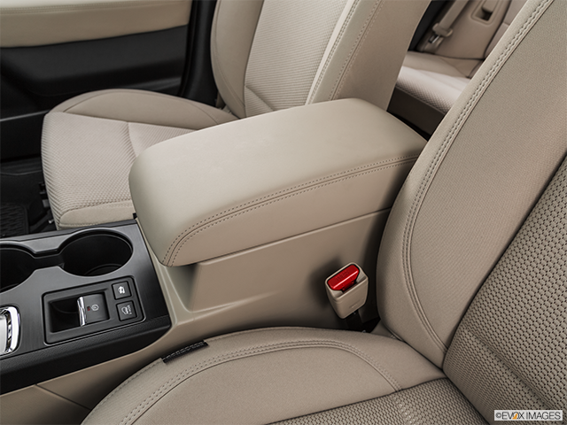 2019 Subaru Outback | Front center console with closed lid, from driver’s side looking down