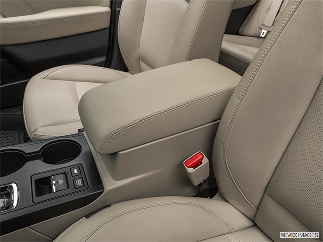 2019 Subaru Outback | Front center console with closed lid, from driver’s side looking down