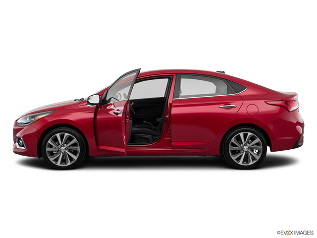 2019 Hyundai Accent Sedan | Driver's side profile with drivers side door open