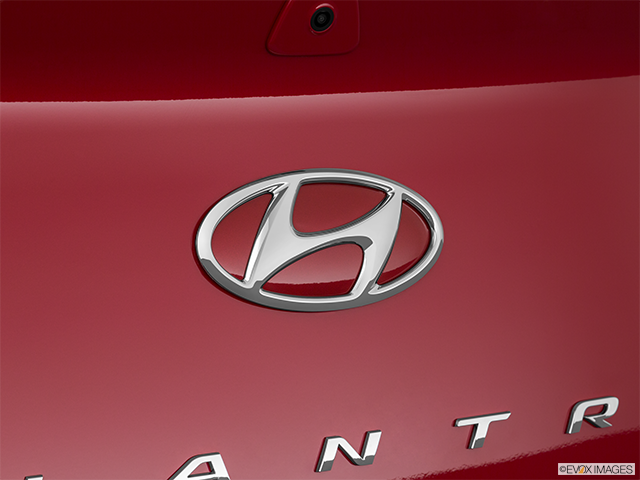2019 Hyundai Elantra Sport | Rear manufacturer badge/emblem