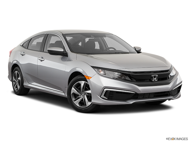 2019 Honda Civic Sedan | Front passenger 3/4 w/ wheels turned