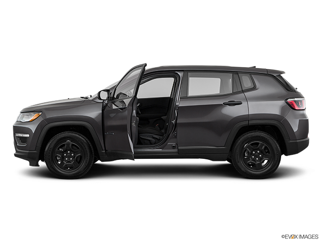 2019 Jeep Compass | Driver's side profile with drivers side door open
