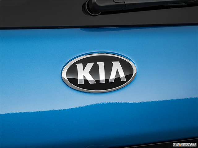 2022 Kia Soul EV | Rear manufacturer badge/emblem