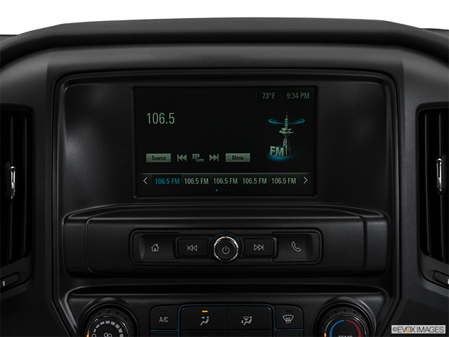 2019 Chevrolet Silverado 2500HD | Closeup of radio head unit