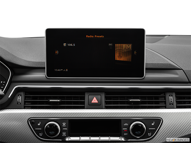 2019 Audi A5 | Closeup of radio head unit