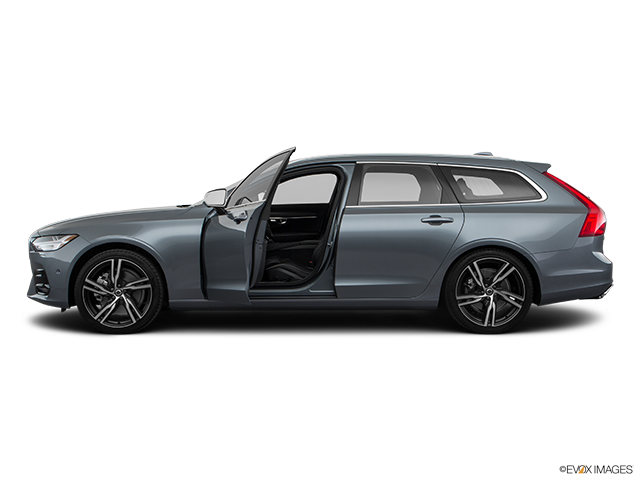 2019 Volvo V90 | Driver's side profile with drivers side door open