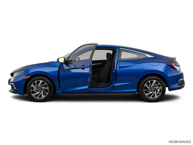 2019 Honda Civic Coupe | Driver's side profile with drivers side door open
