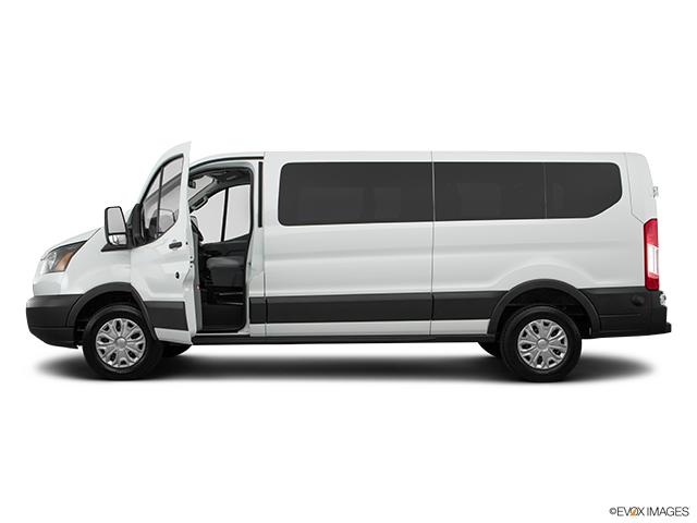 2019 Ford Transit Wagon | Driver's side profile with drivers side door open