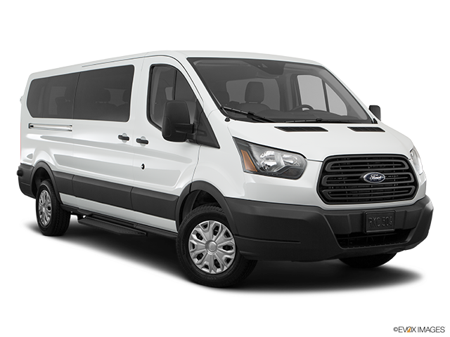 2019 Ford Transit Wagon | Front passenger 3/4 w/ wheels turned