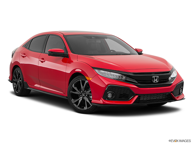 2019 Honda Civic Hatchback | Front passenger 3/4 w/ wheels turned