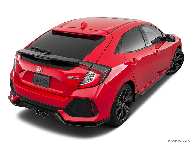 2019 Honda Civic Hatchback | Rear 3/4 angle view