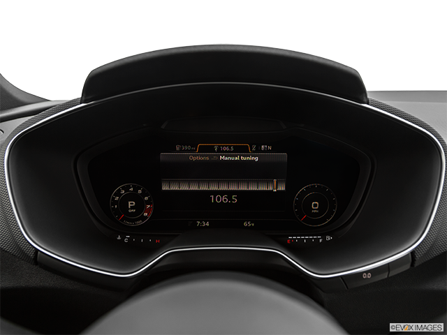 2019 Audi TT | Closeup of radio head unit