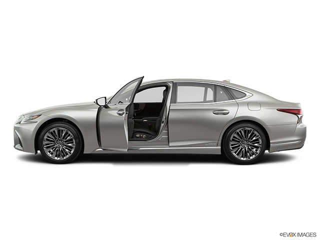 2019 Lexus LS 500h L AWD | Driver's side profile with drivers side door open