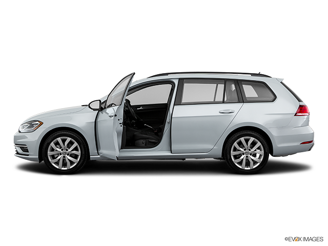 2019 Volkswagen Golf SportWagen | Driver's side profile with drivers side door open