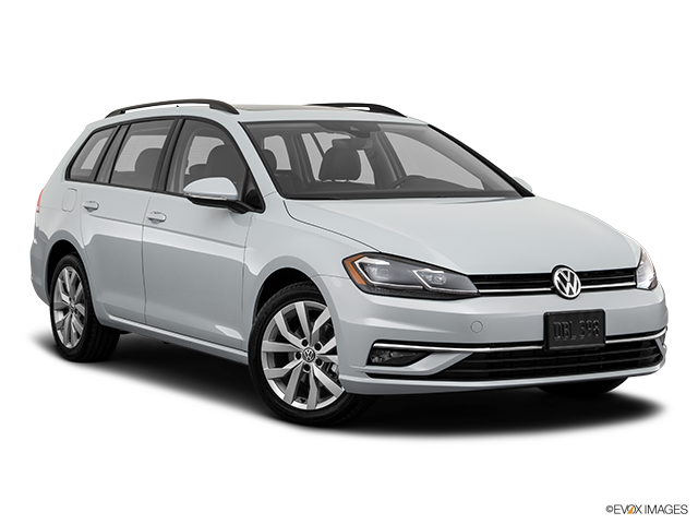 2019 Volkswagen Golf SportWagen | Front passenger 3/4 w/ wheels turned