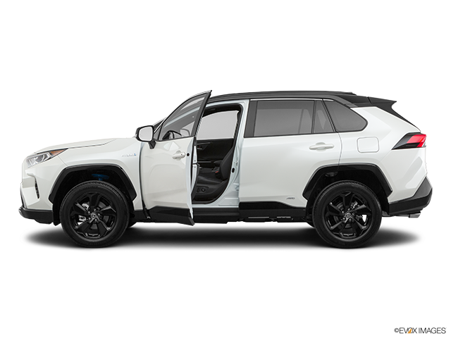 2019 Toyota RAV4 Hybrid | Driver's side profile with drivers side door open