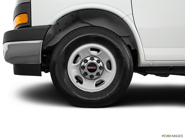 2022 GMC Savana | Front Drivers side wheel at profile