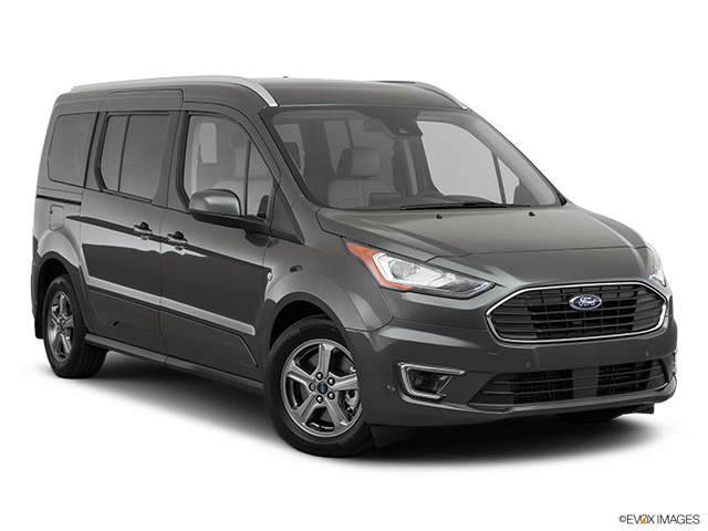 2022 Ford Transit Connect Wagon | Front passenger 3/4 w/ wheels turned