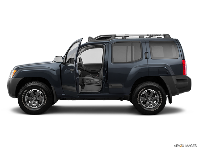 2015 Nissan Xterra | Driver's side profile with drivers side door open