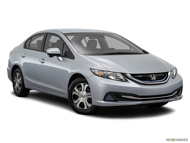 2015 Honda Civic Hybrid | Front passenger 3/4 w/ wheels turned