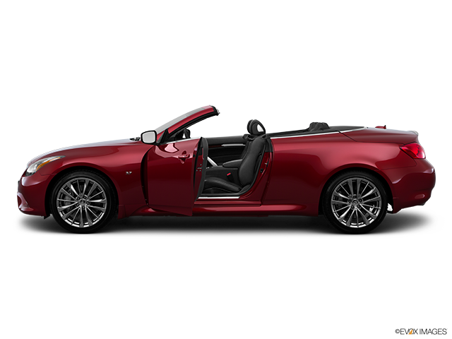 2015 Infiniti Q60 Convertible | Driver's side profile with drivers side door open