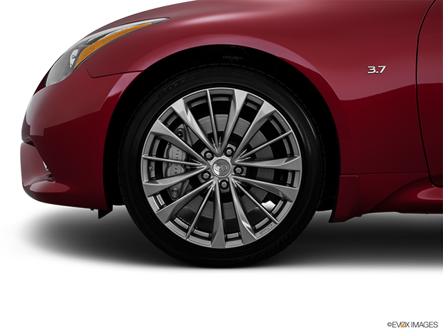 2015 Infiniti Q60 Convertible | Front Drivers side wheel at profile