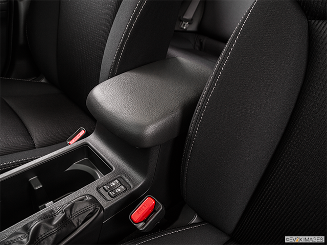 2015 Subaru Impreza | Front center console with closed lid, from driver’s side looking down