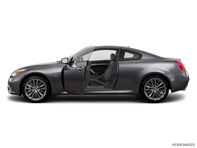 2015 Infiniti Q60 Coupe | Driver's side profile with drivers side door open
