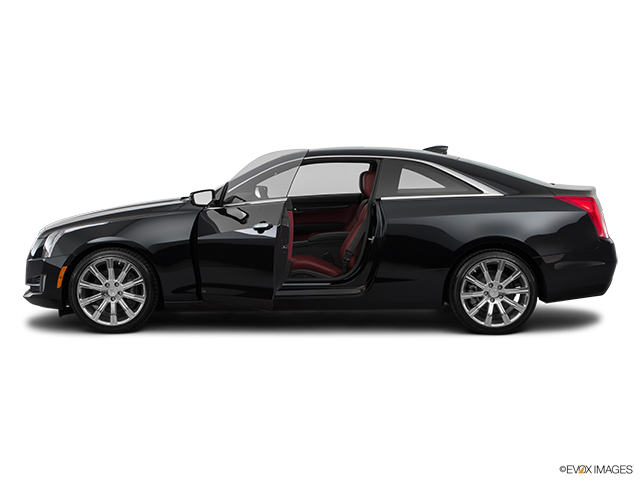 2015 Cadillac ATS Coupe | Driver's side profile with drivers side door open