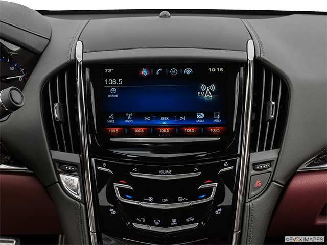 2015 Cadillac ATS Coupe | Closeup of radio head unit