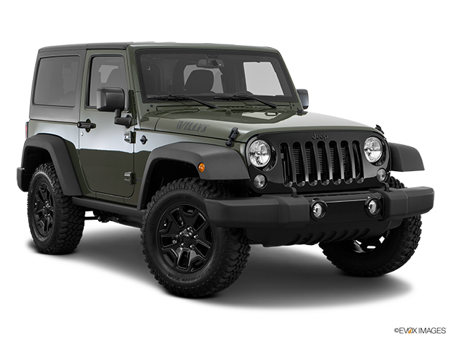 2016 Jeep Wrangler | Front passenger 3/4 w/ wheels turned