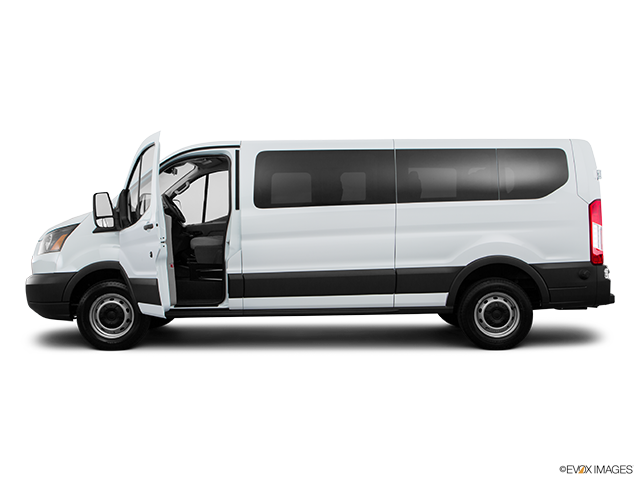 2016 Ford Transit Wagon | Driver's side profile with drivers side door open