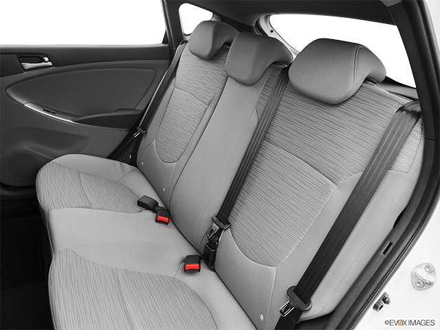 2016 Hyundai Accent Hatchback | Rear seats from Drivers Side