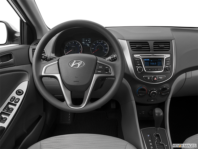 2016 Hyundai Accent Hatchback | Steering wheel/Center Console