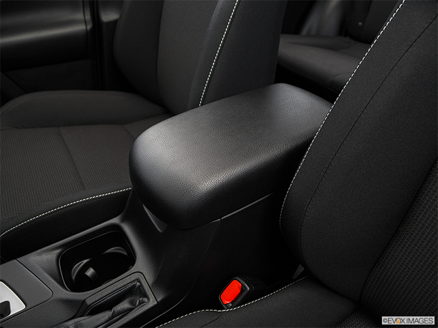 2016 Toyota RAV4 | Front center console with closed lid, from driver’s side looking down