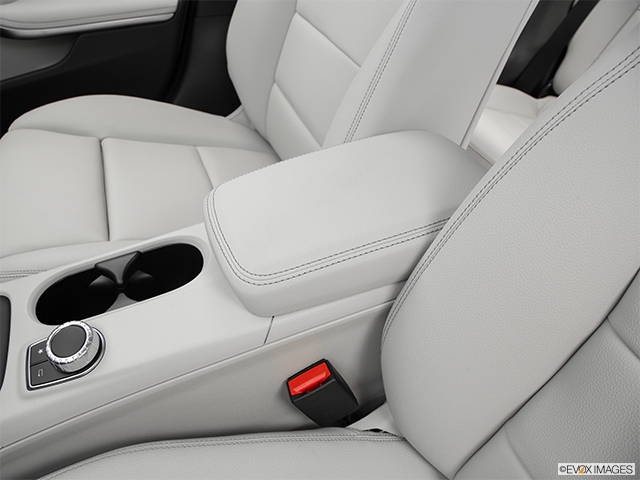 2016 Mercedes-Benz GLA-Class | Front center console with closed lid, from driver’s side looking down