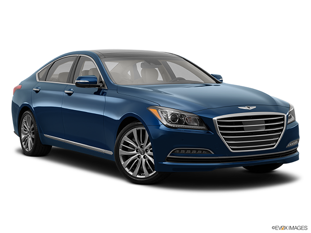 2016 Hyundai Genesis | Front passenger 3/4 w/ wheels turned