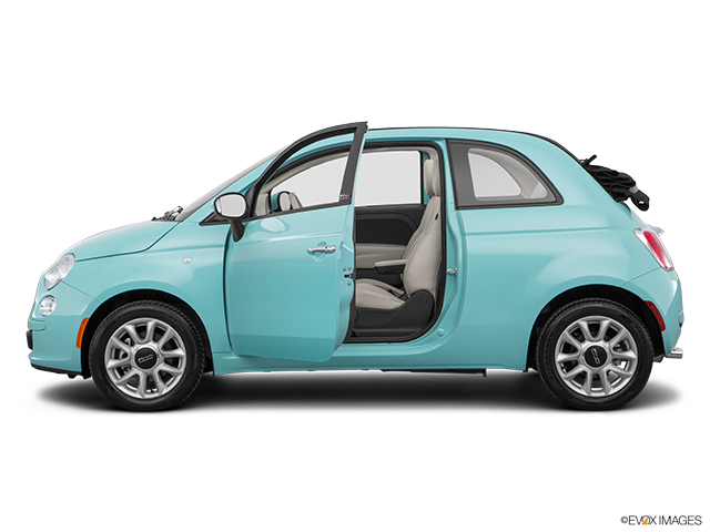 2016 Fiat 500 Cabrio | Driver's side profile with drivers side door open