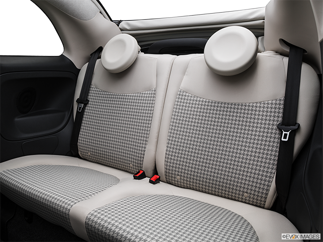 2016 Fiat 500 Cabrio | Rear seats from Drivers Side