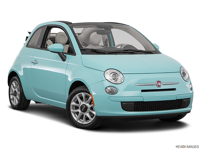 2016 Fiat 500 Cabrio | Front passenger 3/4 w/ wheels turned