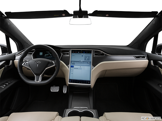 2016 Tesla Model X | Centered wide dash shot