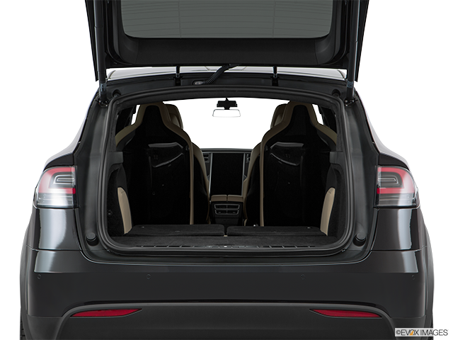 2016 Tesla Model X | Hatchback & SUV rear angle