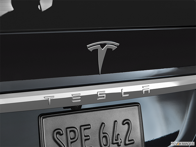 2016 Tesla Model X | Rear manufacturer badge/emblem