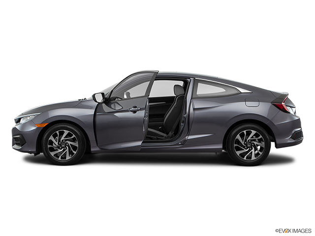 2016 Honda Civic Coupe | Driver's side profile with drivers side door open