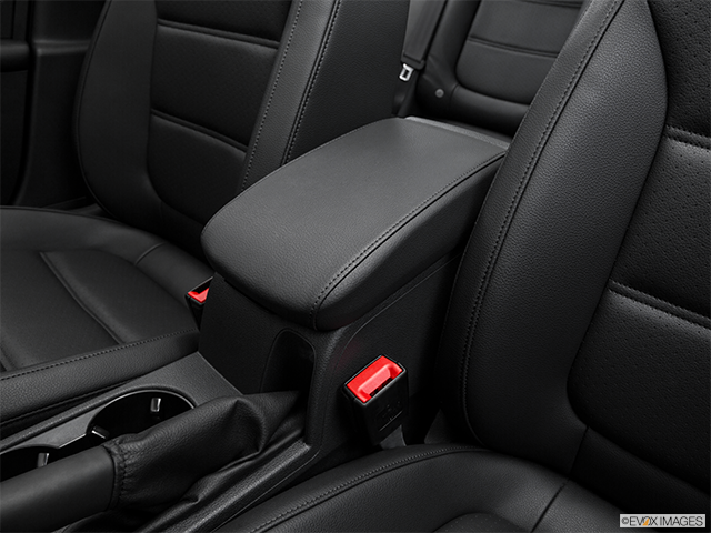 2016 Volkswagen Jetta | Front center console with closed lid, from driver’s side looking down