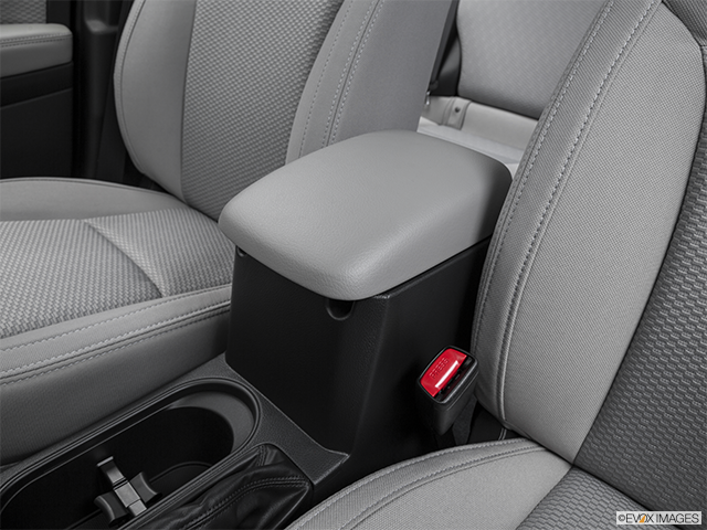 2017 Subaru Forester | Front center console with closed lid, from driver’s side looking down