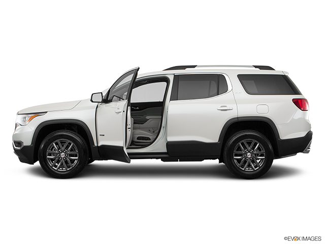 2017 GMC Acadia | Driver's side profile with drivers side door open