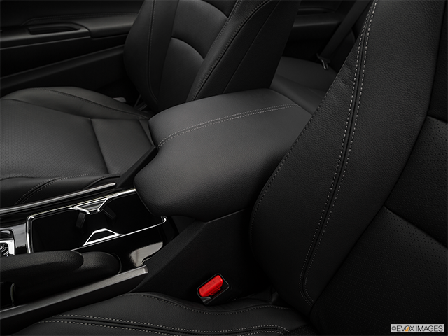 2017 Honda Accord Coupe | Front center console with closed lid, from driver’s side looking down