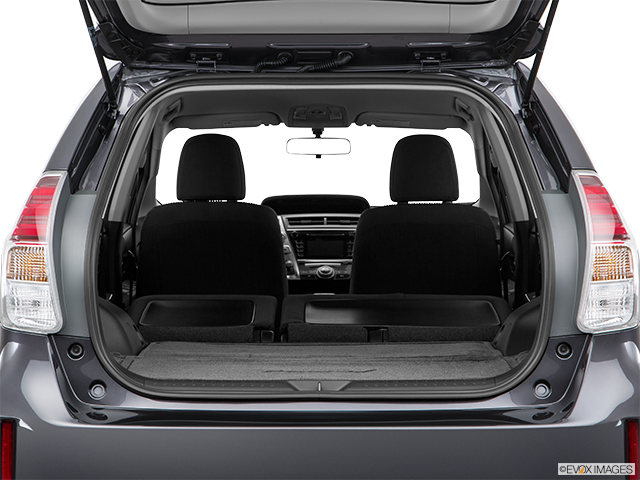 2017 Toyota Prius v | Hatchback & SUV rear angle